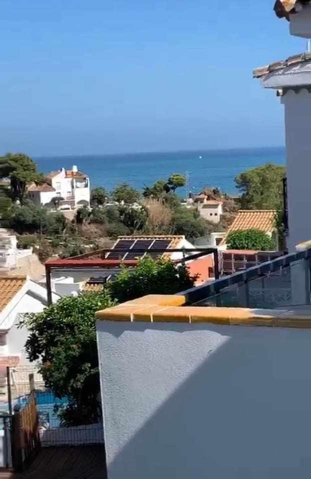 La Villa Escondida 1 Precioso Estudio Vista Al Mar Málaga Extérieur photo